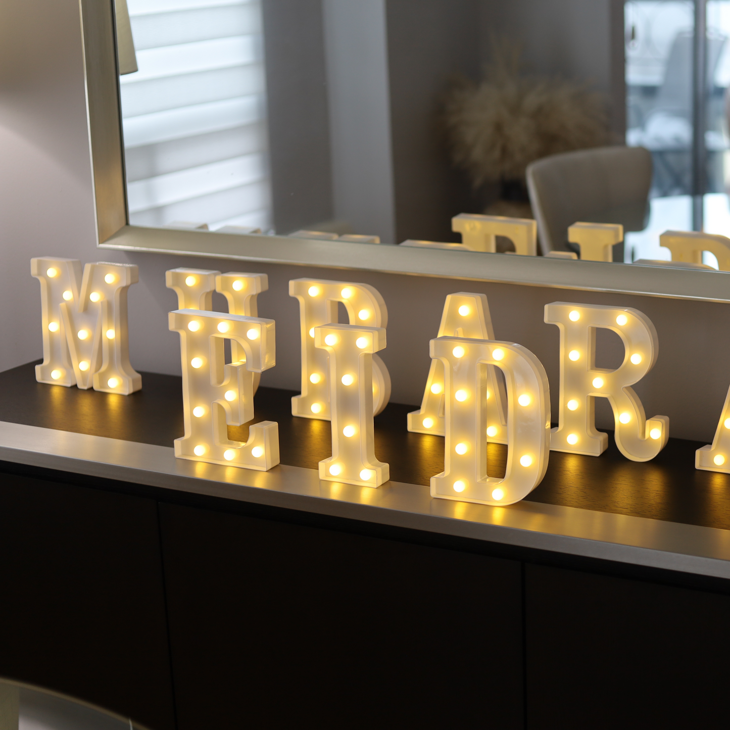 Iconic Eid Mubarak Glowing Letter Lights