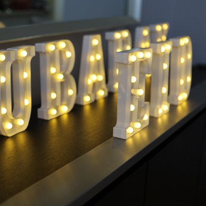 Iconic Eid Mubarak Glowing Letter Lights