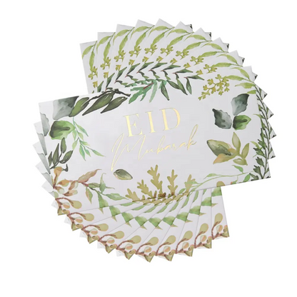 Elegant Eid Mubarak Napkins (Set of 20)