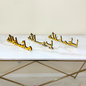 Stunning Gold Alhamdulillah, Bismillah, Mashallah Calligraphy Table Pieces Set of 3