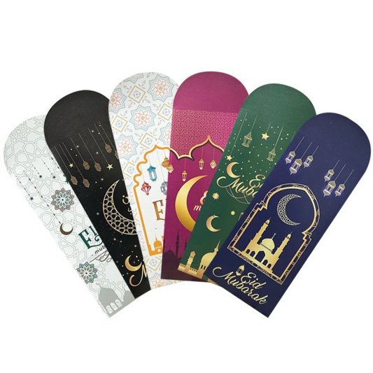 Eid Mubarak Money Envelopes (Pack of 6)